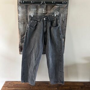 Vintage eze Faded Black Ankle Length Jeans